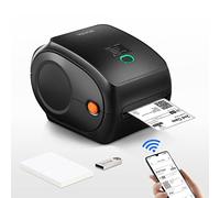 VEVOR Bluetooth Stampante Termica, Stampante per Etichette Edesive 4x6, Etichettatrice Termica Compatibile a Windows/MAC OS/Linux/Chromebook, Supporta DHL, USPS, FedEx, Shopify, Ebay, Amazon ecc.