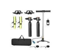 VEVOR Bombola Subacquea Portatile da 0,5 L Bombola di Ossigeno per Immersioni con Pompa, Supporta 5 a10 Minuti di Respirazione Subacquea, Profondità di Immersione 30 m per Esplorazione Soccorso