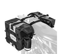 VEVOR Borsa da Sella Laterale per Moto, 30 L Compatibile con la Maggior Parte delle Motociclette, in Tessuto Impermeabile per Sport all'Aria Aperta, con Borsa Interna Staccabile, Nero