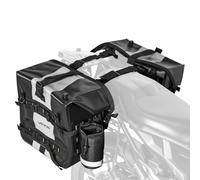 VEVOR Borsa da Sella Laterale per Moto, 30 L Compatibile con la Maggior Parte delle Motociclette, in Tessuto Impermeabile per Sport all'Aria Aperta, con Borsa Interna Staccabile, Nero