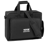VEVOR Borsa per Mixer DJ, Tessuto Oxford 1200D, Borsa per Attrezzatura DJ con Tasca Portaoggetti Tracolla Rimovibile 1,5 m, Borsa per Organizzazione per DJ 19,29 x 8,66 x 15,34 pollici