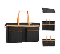 VEVOR Borsa per Pannelli Solari, per 2 Pannelli Pieghevoli da 400 W Leggera | in Tessuto Faraday e Nylon Impermeabile con Schermatura dei Segnali, Leggera e Portatile, per Campeggio, Camper e Viaggi