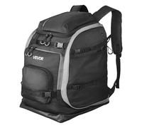 VEVOR Borsa per Scarponi da Sci, 70L, Zaino da Viaggio per Scarponi da Snowboard, con Esterno e Fondo Impermeabili, Oxford 1680D Resistente, Borsa per Sci, Casco, Occhiali, Accessori, Nero