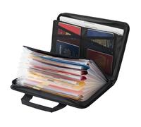 VEVOR Borsa Portadocumenti Ignifuga, Borsa Termoisolante Ignifuga e Impermeabile da 1000°C, Scatola Ignifuga Portatile Multistrato per Sicurezza di Documenti, Ufficio e Viaggi, per Passaporti