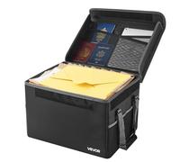 VEVOR Borsa Portadocumenti Ignifuga, Scatola Ignifuga e Impermeabile con Isolamento Termico a 1000°C, Borsa Portatile pieghevole a Uno Strato per Documenti da Viaggio, File per Ufficio