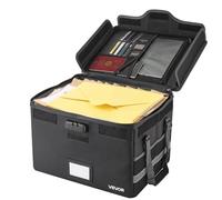 VEVOR Borsa Portadocumenti Ignifuga, Scatola Ignifuga e Impermeabile con Isolamento Termico a 1000°C con Serratura, Borsa Portatile a Uno Strato per Documenti da Viaggio, File per Ufficio
