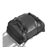 VEVOR Borsa Posteriore per Moto, Borsa da Sella Posteriore in Tessuto da 30 L con Copertura Impermeabile, per Bagagli da Moto Sport all'Aria Aperta con Spallacci, Portapacchi Universali, Nero