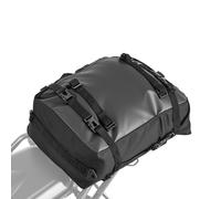 VEVOR Borsa Posteriore per Moto Impermeabile Portaoggetti 30 L Nero Spallacci