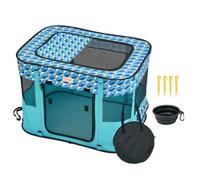 VEVOR Box per Cani Portatile Rettangolare 812x609 mm Box per Cuccioli Gatto Coniglio Pieghevole in Tessuto Oxford 600D, Cerniera Impermeabile Esterno Interno da Campeggio Viaggio Attività all'Aperto