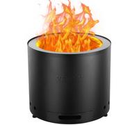 VEVOR Braciere a Legna Senza Fumo, 380x320mm, Braciere con Portacenere Rimovibile, Braciere da Esterno Portatile per Interni in Acciaio Inossidabile SUS430, per Giardino Cortile Campeggio da Esterno