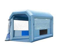 VEVOR Cabina di Verniciatura Gonfiabile, Tenda di Verniciatura Gonfiabile Portatile Potente Ventilatore, Sistema di Filtro dell'Aria, Verniciatura per Auto Veicoli e Mobili 4 x 3 x 2,75 m, 750 W