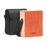 VEVOR Cajon Box Drum, Con Corde per Chitarra Interne, Scatola di Percussioni in Legno Leggera, Strumento Musicale Portatile in Legno di Betulla con Borsa da Viaggio e Tracolla, 230 x 100 x 280 mm