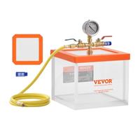 VEVOR Camera a Vuoto 7,57L, Camera di Degasaggio Sottovuoto in Acrilico Multiuso, Camera a Vuoto Trasparente per Degasaggio di Resina, Degasaggio, Degasaggio di Gesso Estrazione Sottovuoto Acrilico