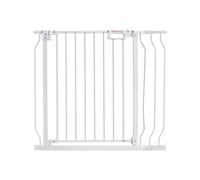 VEVOR Cancelletto di Sicurezza Larghezza Espandibile 75-147 cm Altezza 76 cm, Cancello di Sicurezza per Bambini Cani Animali Domestici per Scale Porta Senza Forare Ampia Apertura a 180° Colore Bianco