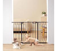 VEVOR Cancelletto di Sicurezza per Bambini Cani Espandibile 75-129 x 76 cm Nero
