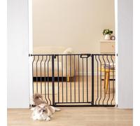 VEVOR Cancelletto di Sicurezza per Bambini Cani Espandibile 75-129 x 76 cm Nero
