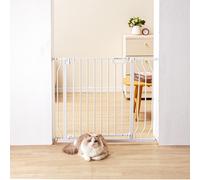 VEVOR Cancelletto di Sicurezza per Bebè Cani Gatti Espandibile 75-94x76cm Bianco