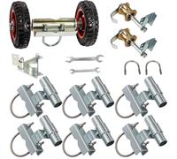 VEVOR Cancelli a Scorrimento Porta Ruota 6" per Catena Collegamento Recinzione