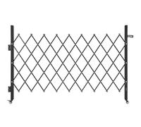 Cancello di sicurezza VEVOR (singolo) a forbice richiudibile con rotelle girevoli a 360°, cancelli a scomparsa in acciaio per esterni, per ingresso di sicurezza garage magazzino, cancello pieghevole 1