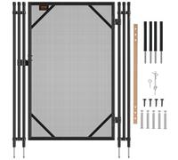VEVOR Cancello Recinzione Piscina, 1,21 x 0,76 m, Kit Cancello per Piscina Interrata Rimovibile, con Chiusura in Acciaio Inox, Cancello Facile da Installare per Sicurezza di Bambini Animali Domestici