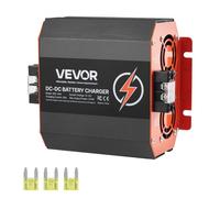 VEVOR Caricabatterie 12V 30A DC/DC, 375W, Caricabatteria di Bordo per Batterie al Piombo, al Litio, AGM, GEL e Allagate, Ricarica Intelligente, per Camper, Veicoli Commerciali, Barche