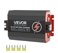 VEVOR Caricabatterie 12V 60A DC/DC, 750 W, Caricabatteria di Bordo per Batterie al Piombo, al Litio, AGM, GEL e Allagate, Ricarica Intelligente, per Camper, Veicoli Commerciali, Barche