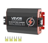 VEVOR Caricabatterie 12V 60A DC/DC, 750 W, Caricabatteria di Bordo per Batterie al Piombo, al Litio, AGM, GEL e Allagate, Ricarica Intelligente, per Camper, Veicoli Commerciali, Barche