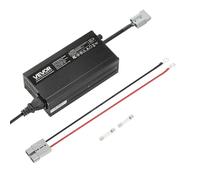 VEVOR Caricabatterie per Batterie al Litio 12V 10A, 14,6V, AC-DC LiFePO4 con Connettore Anderson, Indicatore LED, Attivazione 0 per Batterie Ricaricabili al Litio LiFePO4 per Barche Camper