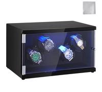 VEVOR Caricaorologi per 4 orologi automatici con 2 silenziosi motori giapponesi