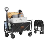 VEVOR Carrello pieghevole Carrello spiaggia campeggio con ruote 220 libbre