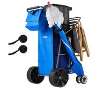 VEVOR Carrello da Spiaggia Mare Portaoggetti Pieghevole Carico max 75kg