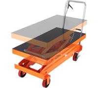 VEVOR Carrello Elevatore da 800 kg Piattaforma Sollevamento Idraulico a Forbice