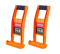 VEVOR Carrello per Cartongesso, 2 Pezzi Maniglie per Carrello in Compensato, Strumento in Plastica ABS con Portata di 79,8 kg, Sollevatore e Trasportatore per Pannelli in Compensato, Cartongesso