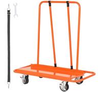 VEVOR Carrello per Pannello Cartongesso, Carrello per Pannelli Carico max. 1360 kg con Piattaforma 115 x 55,5 cm Ruote Girevoli, Carrello Trasloco del Pannello Movimentazione di Pannelli Porte Legno