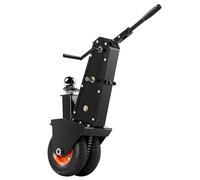 VEVOR Carrello per Rimorchio con Sfere di Aggancio Sostituibili da 50,8 a 58,7 mm, Pneumatico in Gomma, Trasportatore Azionamento Manuale Elettrico, per Spostamento Camper, Capacità 454 kg