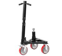 VEVOR Carrello per Rimorchio Regolabile in Altezza 460 a 560mm, con Sfera di Aggancio, Trasportatore Azionamento Manuale Elettrico, per Spostamento di Rimorchi per Camper, Capacità 1587 kg