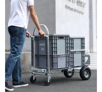 VEVOR Carrello Pieghevole in Alluminio Portacarichi Capacità 363kg da Magazzino