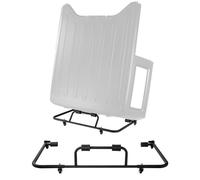 VEVOR Carrello Portaoggetti Rigido con Verniciatura a Polvere, Carrello Portaoggetti per Portiera Auto, con 3 Fori Regolabili e Imbottitura Morbida Ispessita, per Jeep Wrangler TJ, JK, JL, JT