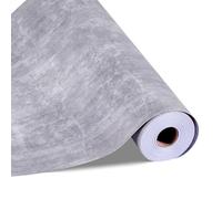 VEVOR Carta da Parati Adesiva Decorativa 40 cm x 15 m, Rotolo di Carta da Parati Autoadesiva in Vinile, Impermeabile, per Rivestimenti Murali, Camere da Letto, Cucine, Uffici, Colore Grigio Scuro