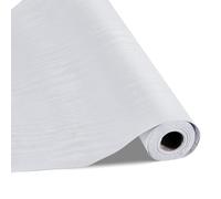 VEVOR Carta da Parati Adesiva Decorativa 45 cm x 10 m, Rotolo di Carta da Parati Autoadesiva in Vinile, Impermeabile, per Rivestimenti Murali, Camere da Letto, Cucine, Uffici, Colore Legno Bianco
