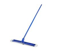 VEVOR Cartongesso Strumenti Concreti, 1200 x 185 mm, Utensile per Calcestruzzo con Estremità Arrotondata e 4 Manici Sostituibili in Lega di Alluminio, Frattazzo per Finitura Cemento