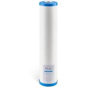 VEVOR Cartuccia di ricambio per filtro dell'acqua per tutta la casa, 115 x 507 mm, filtro anticalcinio polifosfato per sistema di filtraggio dell'acqua, filtro anticalcare riduce il cloro e il cattivo