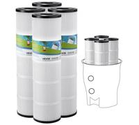 VEVOR Cartuccia Filtro Piscina, Compatibile con Pentair CCP320, Pleatco PCC80-PAK4, Filtro a Cartuccia di Ricambio per Piscina, Sicura per Bambini e Animali Domestici, Facile da Pulire