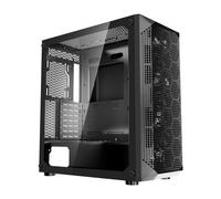 VEVOR Case per PC Compatto, Torre Completa, Case per Computer da Gioco con Pannelli ad Alto Flusso d'Aria, 3 Ventole PWM 140 mm per GPU Fino a 410 mm di Lunghezza, Compatibile con E-ATX/M-ATX/ITX