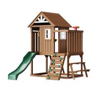 VEVOR Casetta da giardino in legno per bambini con scivolo scala finestra