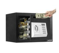 VEVOR Cassaforte a Caduta 16,9 L con Fessura di Blocco Password e Manopola Nero
