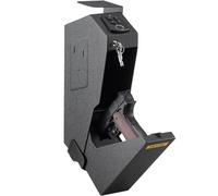 VEVOR Cassaforte a Muro con 2 Chiavi con Impronta Digitale e Cassaforte con Combinazione Elettronica 4 x AA a Batteria Sicure per La Sicurezza Domestica