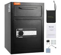 VEVOR Cassaforte con Serratura Digitale Cassaforte per Deposito Acciaio Laminato a Freddo 2,5C, Cassaforte con Sportello Serratura Password a 3-12 Cifre Chiavi per Documenti Denaro Gioielli in Casa