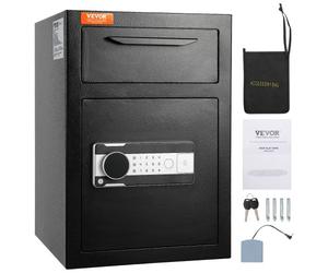 VEVOR Cassaforte con Serratura Digitale Cassaforte per Deposito Acciaio Laminato a Freddo 70,8L, Cassaforte con Sportello Serratura Password a 3-12 Cifre Chiavi per Documenti Denaro Gioielli in Casa