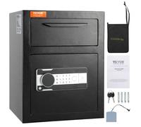 VEVOR Cassaforte Sicurezza con Serratura Codice 1,7C Contanti Documenti Contanti